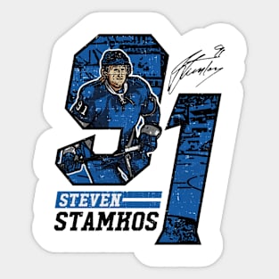 Steven Stamkos Tampa Bay Offset Sticker